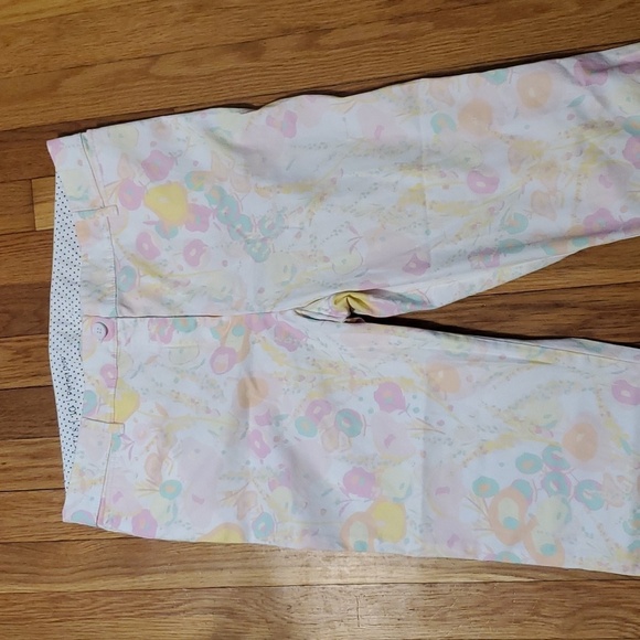 Talbots perfect crop capri floral pants size 10‎ - Picture 1 of 12